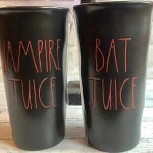 🩶Spooky Duo: Bat Juice & Vampire Juice Travel Mug Bundle: RAE DUNN
